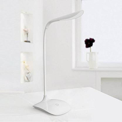     			FITAZA White Study Table Lamp ( Pack of 1 )