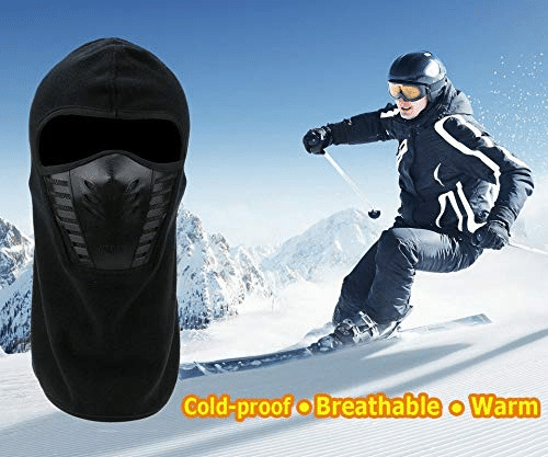 Full Face Aksmit Pack Of 1 Mask Ski Motorcycle Cycling Balaclava Winter Windproof Black Color Full Face Aksmit Pack Of 1 Mask Ski Motorcycle Cycling Balaclava Winter Windproof Black Color