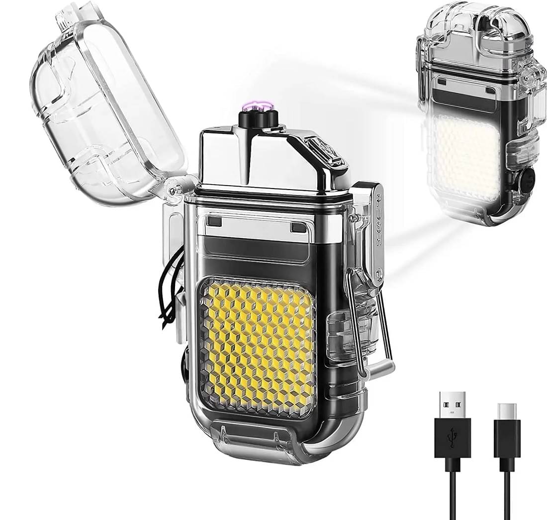     			GATIMAN Transparent Acrylic Cigarette Lighter ( Pack of 1 )