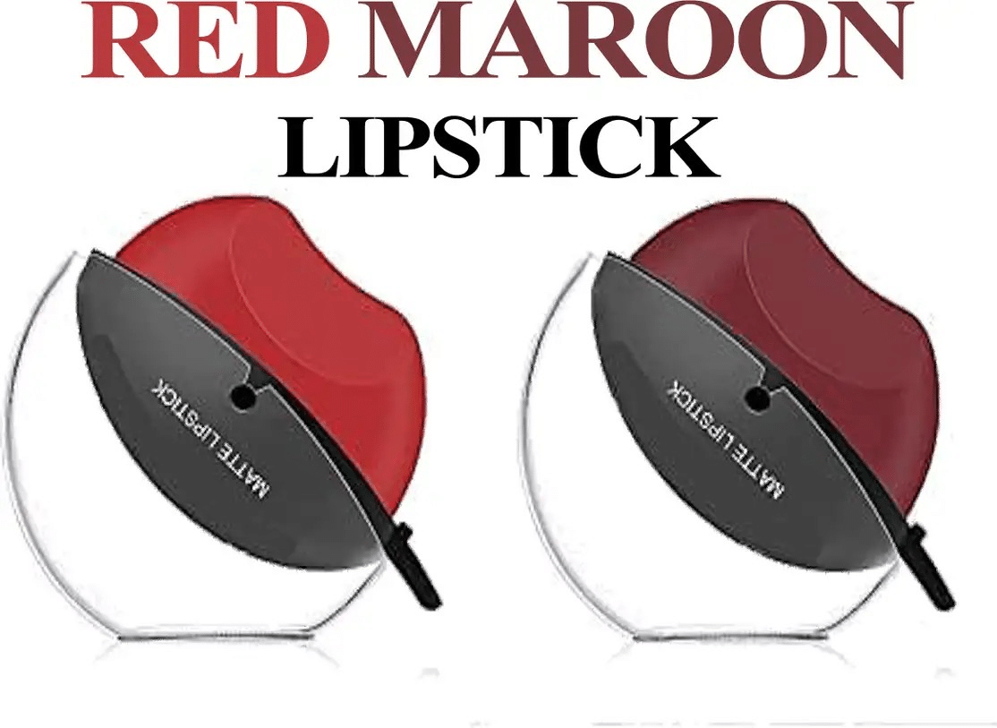 Generic Maroon Red Matte Long Lasting Crayon Lipstick ( Pack of 2 ) Generic Maroon Red Matte Long Lasting Crayon Lipstick ( Pack of 2 )