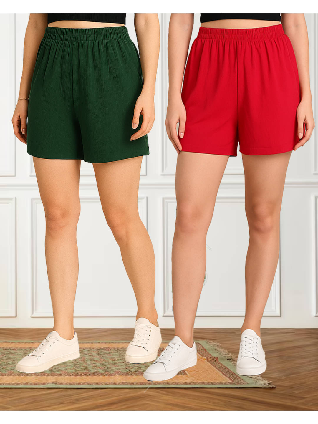     			Glito Polyester Hot Pants - Multicolor 5 Pack of 2