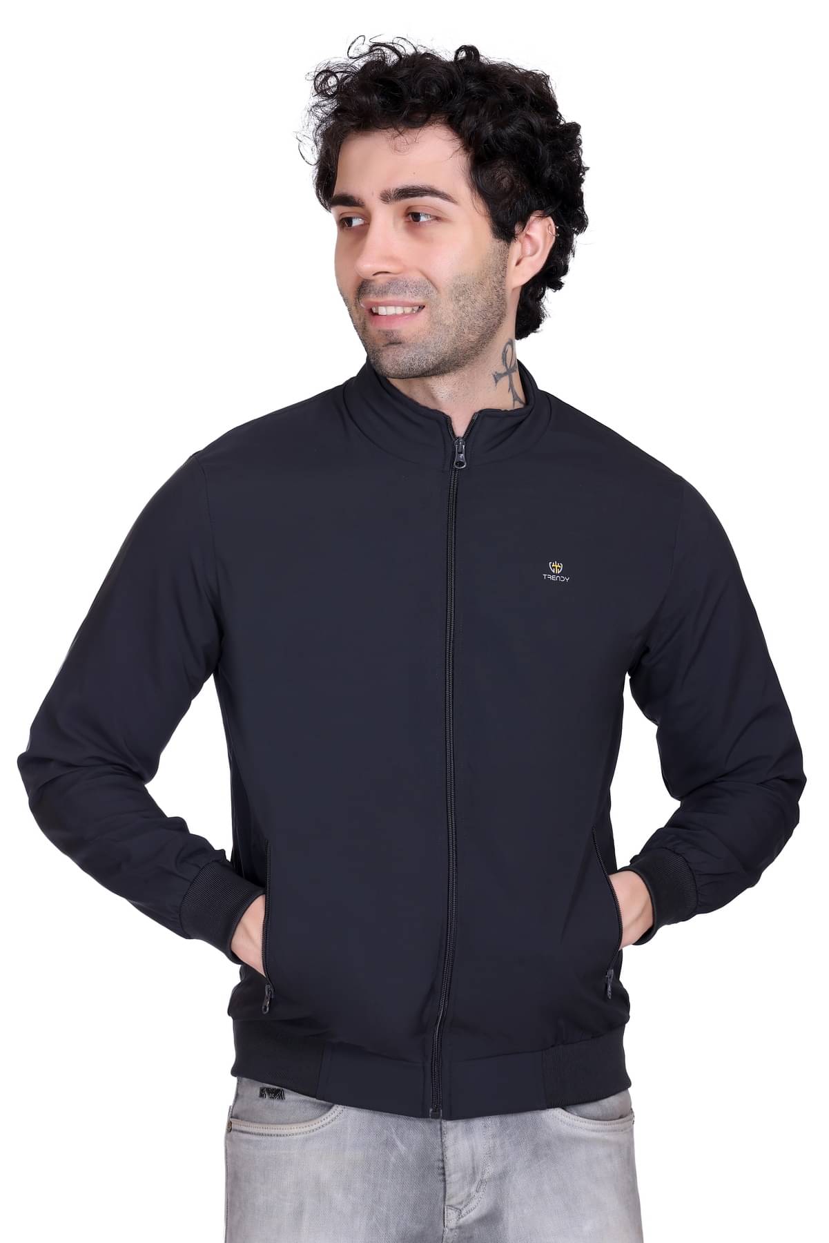 KAZZ Nylon Men's Windcheater Jacket - Dark Grey ( Pack of 1 ) KAZZ Nylon Men's Windcheater Jacket - Dark Grey ( Pack of 1 )