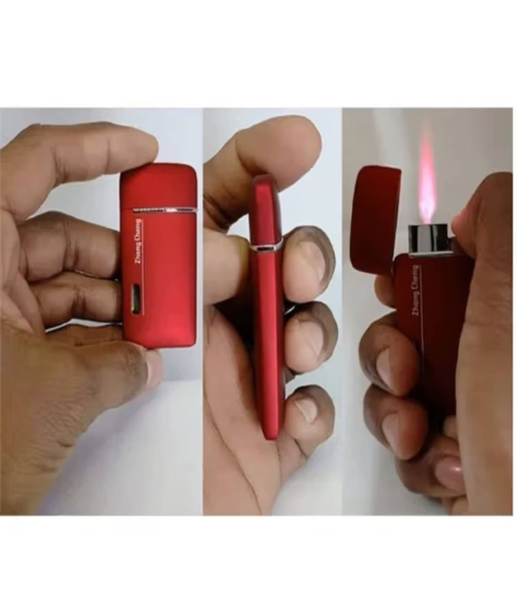     			Kadio Red Iron Cigarette Lighter ( Pack of 1 )