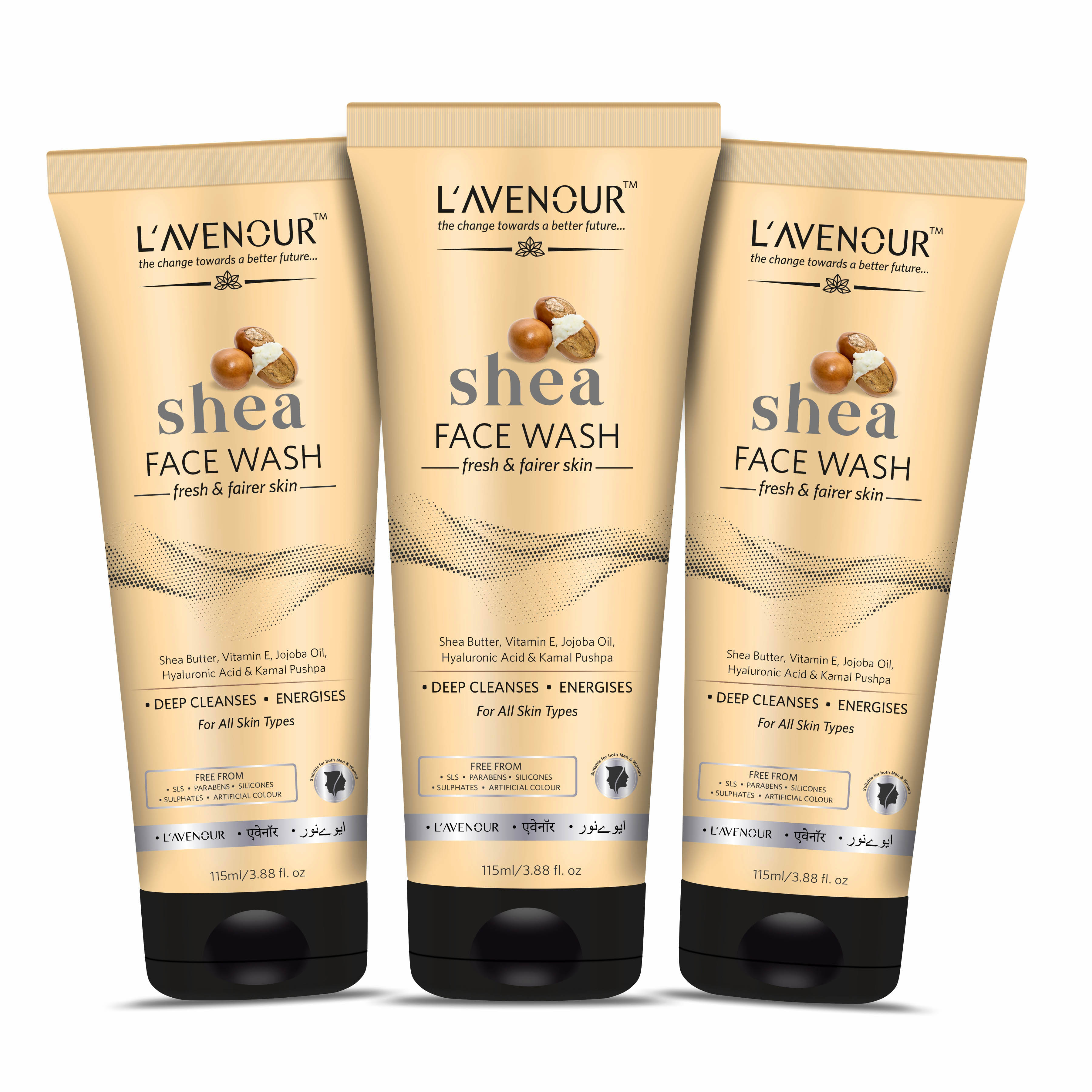 LAVENOUR - Dryness Reducing Face Wash For All Skin Type ( Pack of 3 ) LAVENOUR - Dryness Reducing Face Wash For All Skin Type ( Pack of 3 )