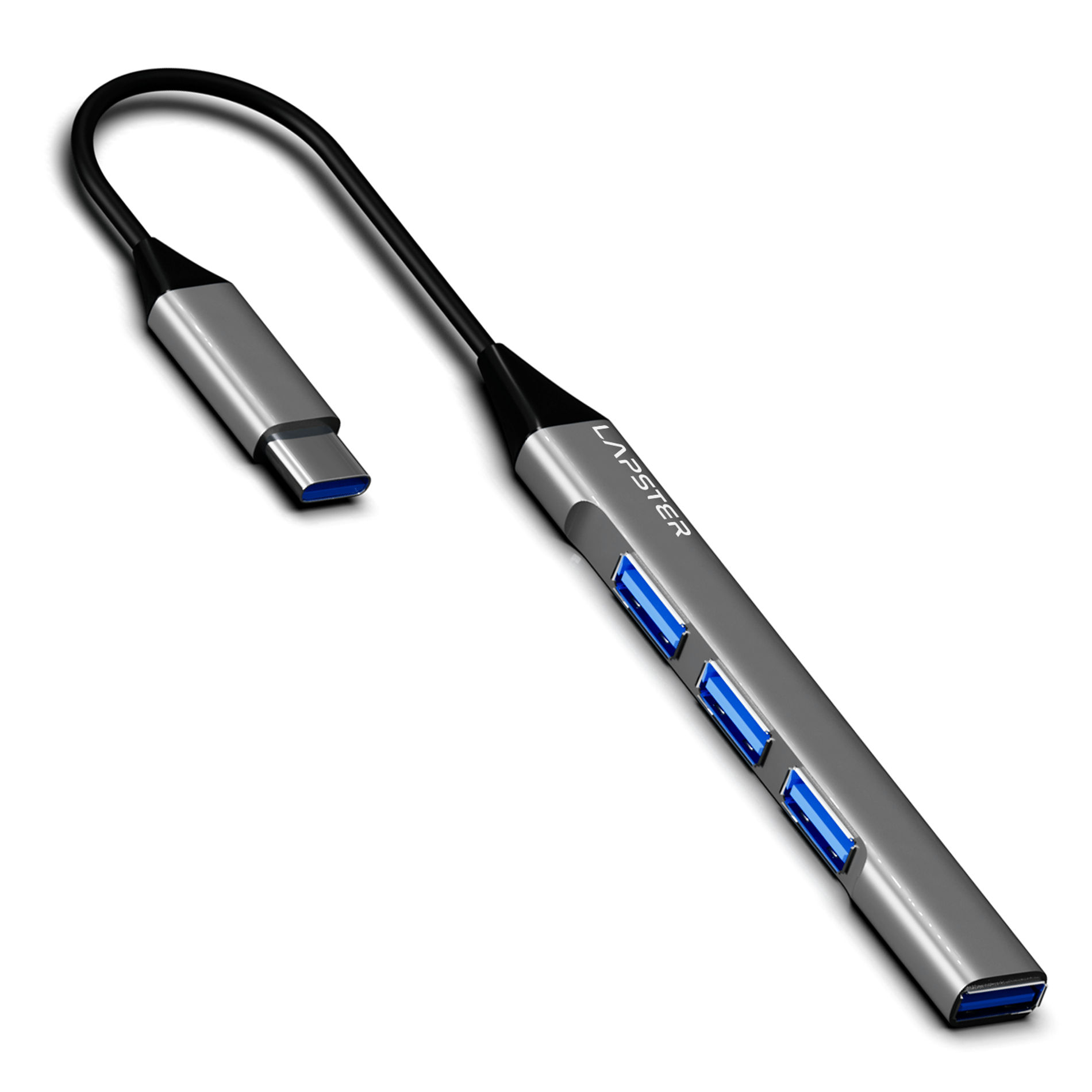     			Lapster 4 port USB Connector up to 5 Gbps High Speed Data Transfer