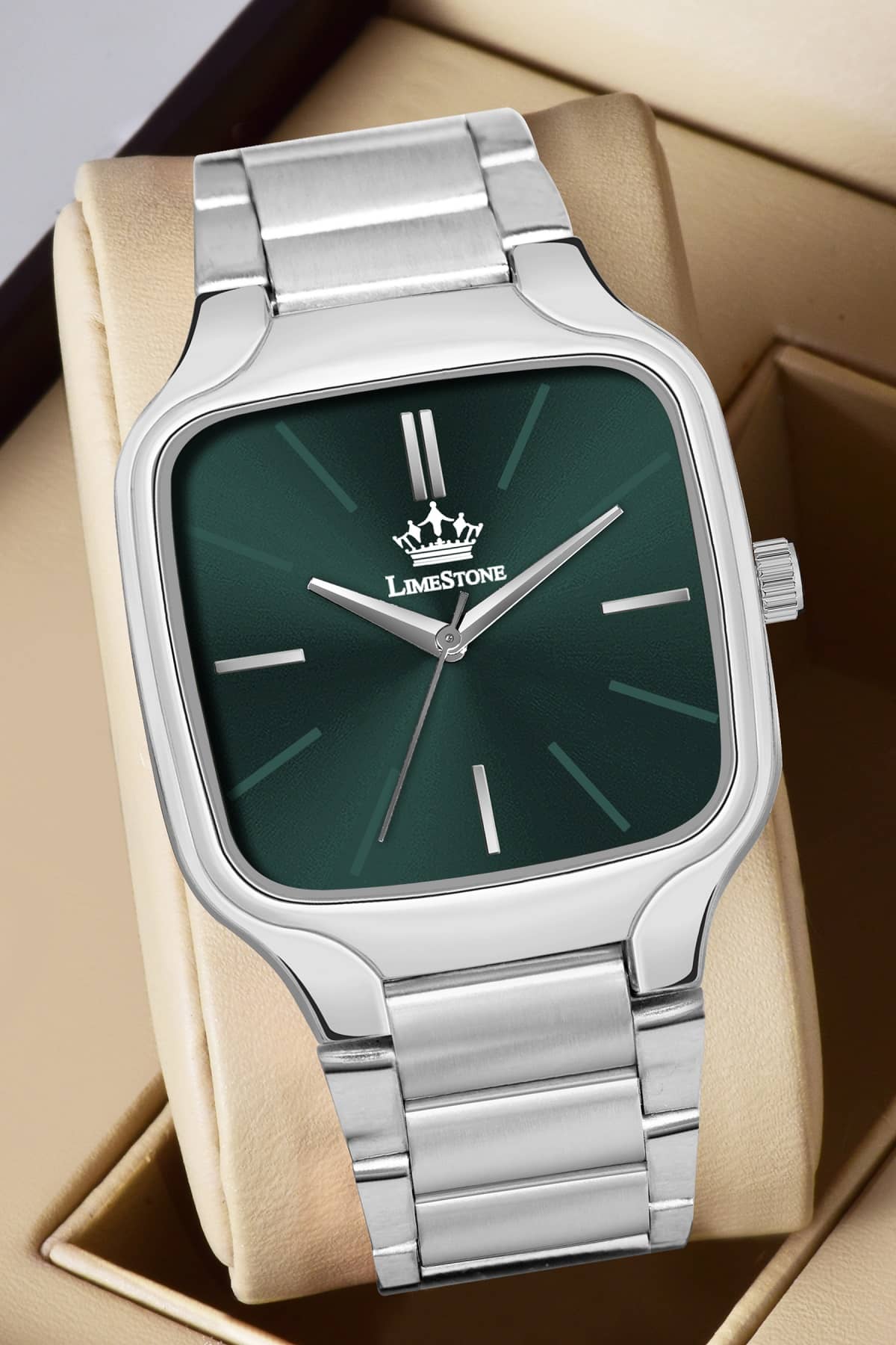 Armado 8015-SM03 DAY &DATE Stainless Steel Analog Men's Watch