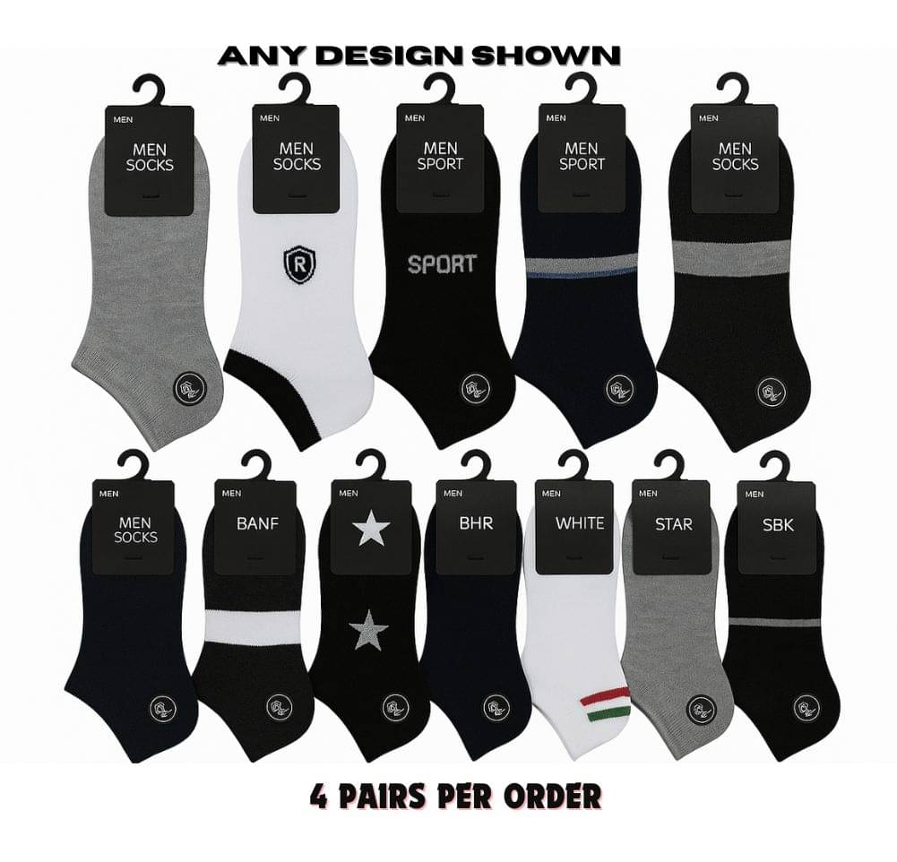     			Master Pack of 4 Men's Cotton Ankle Length Socks ( Multicolor 4 )