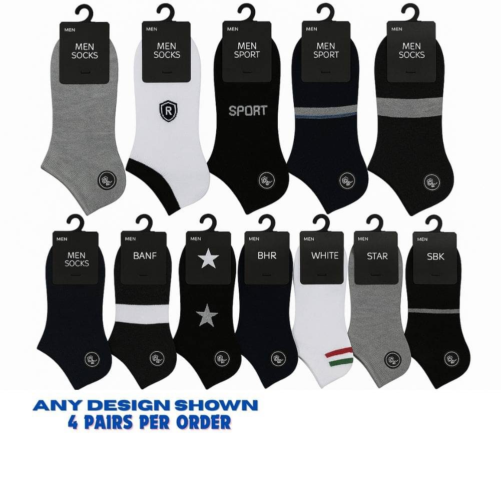     			Master Pack of 4 Men's Cotton Ankle Length Socks ( Multicolor 4 )