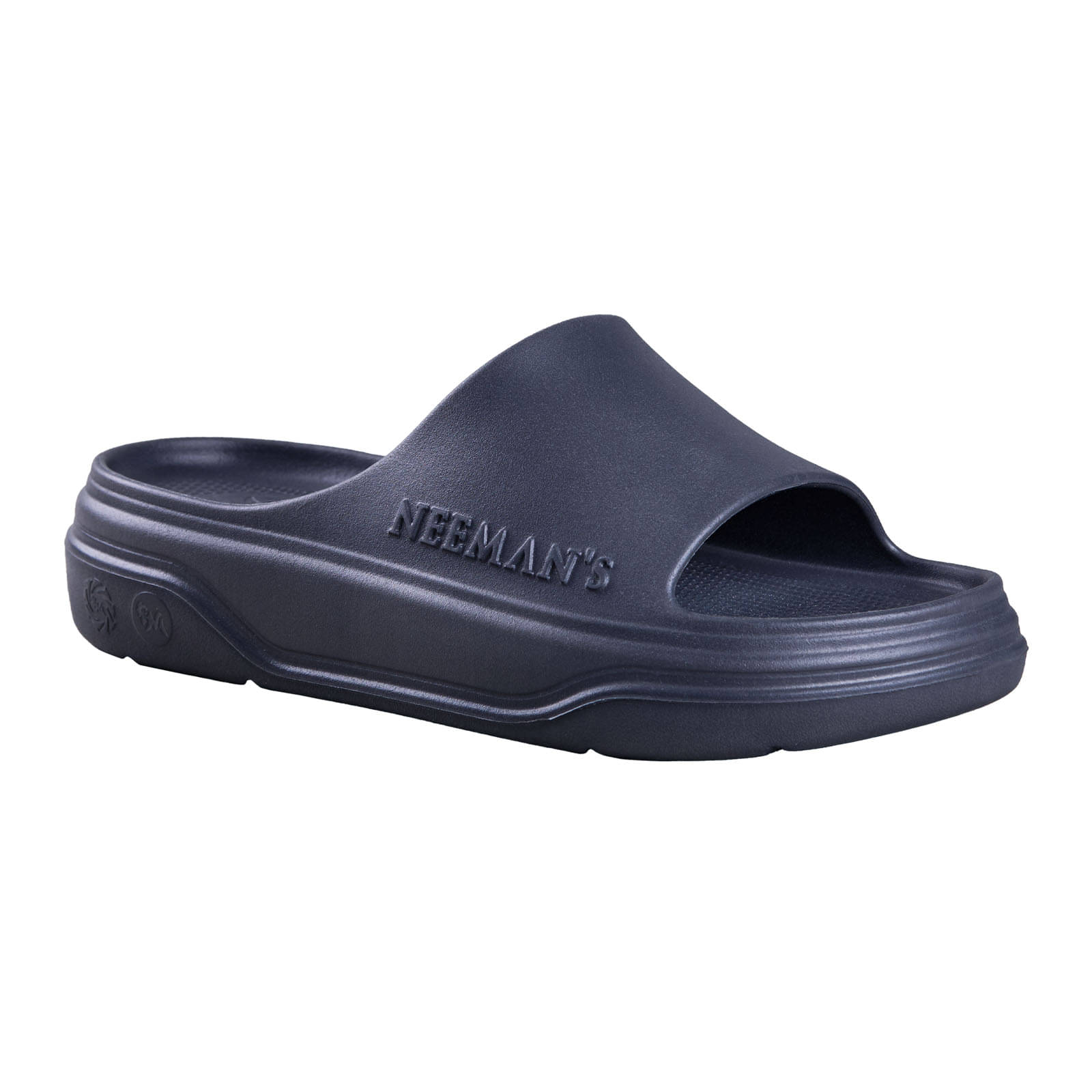     			Neemans Grey Men's Slide Flip Flop