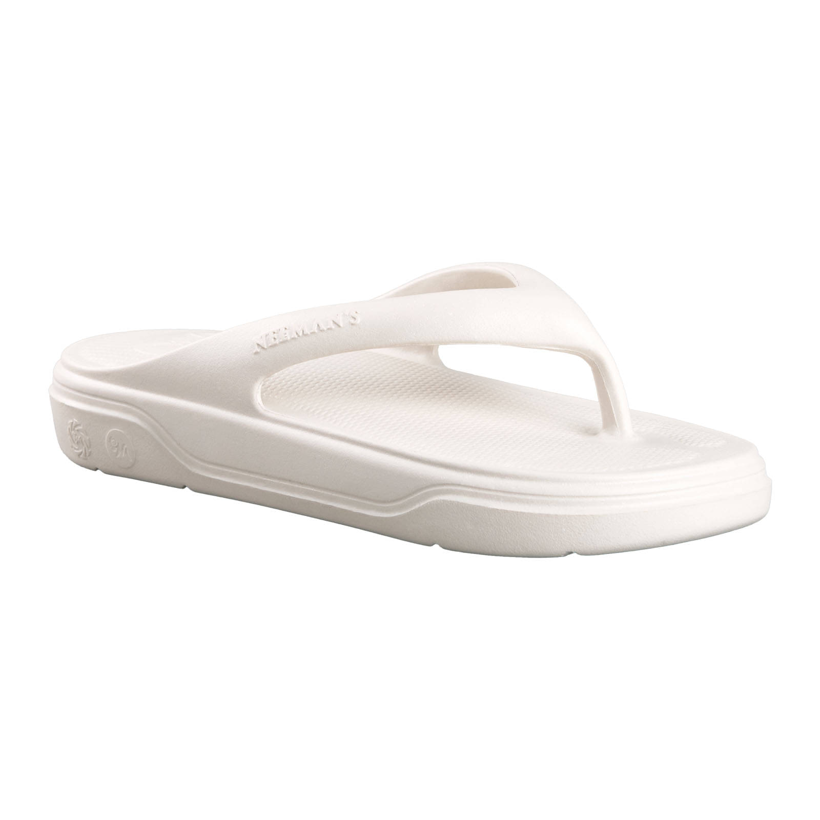     			Neemans Off White Men's Thong Flip Flop