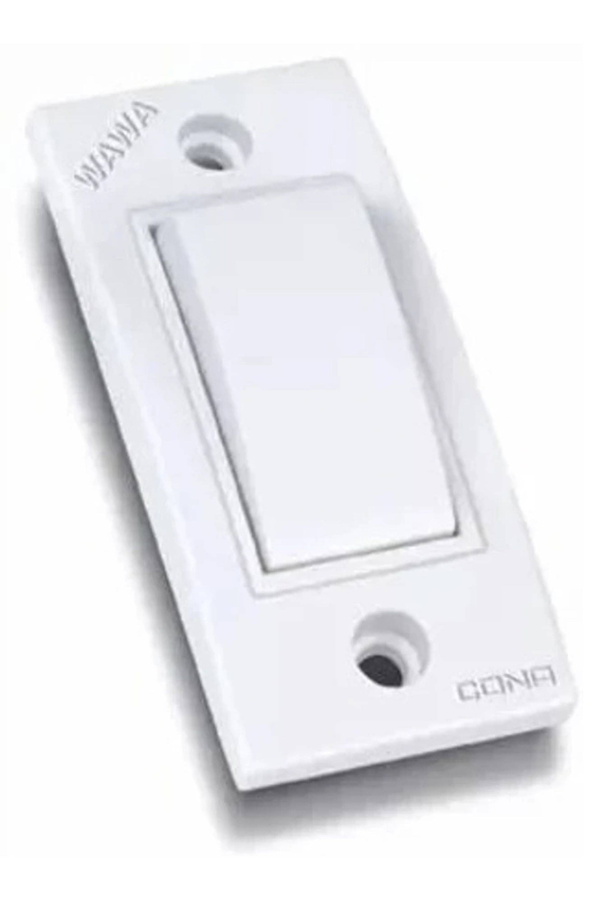 PM Cona Wawa 1-Way Switch 6A (9001), Pack of 10 PM Cona Wawa 1-Way Switch 6A (9001), Pack of 10