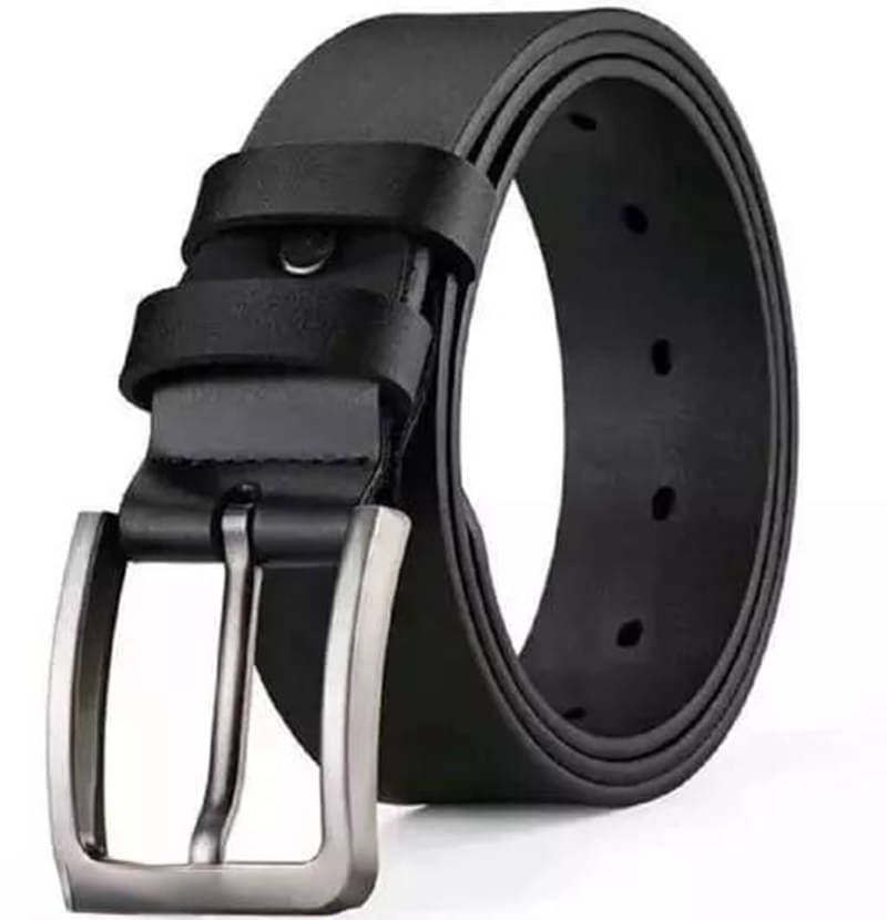 SAGIRON Fashionable Latest Men Belt - Black Leather Men's Party Belt ( Pack of 1 ) SAGIRON Fashionable Latest Men Belt - Black Leather Men's Party Belt ( Pack of 1 )