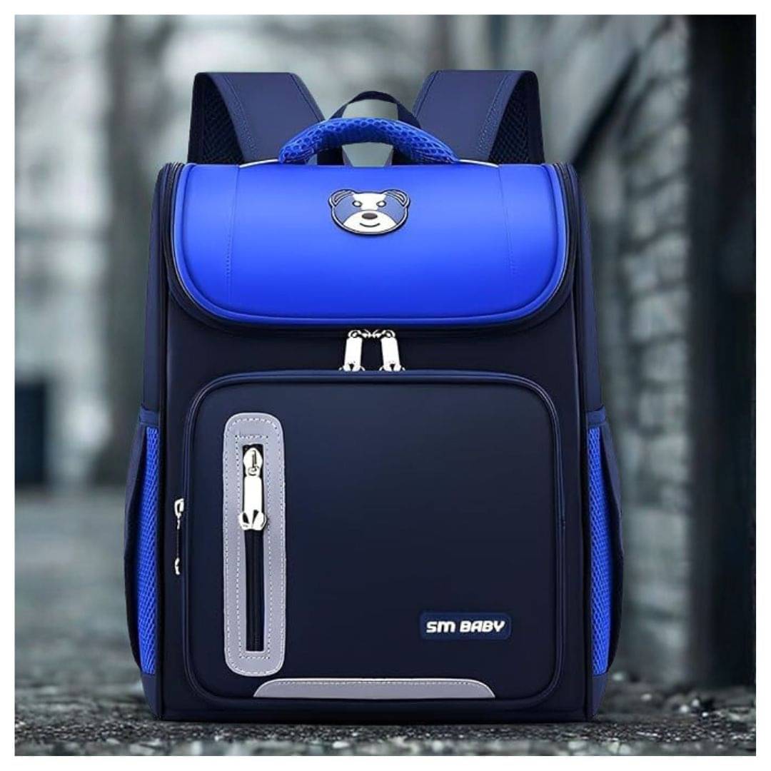     			Sageware Blue Polyester Backpack For Kids