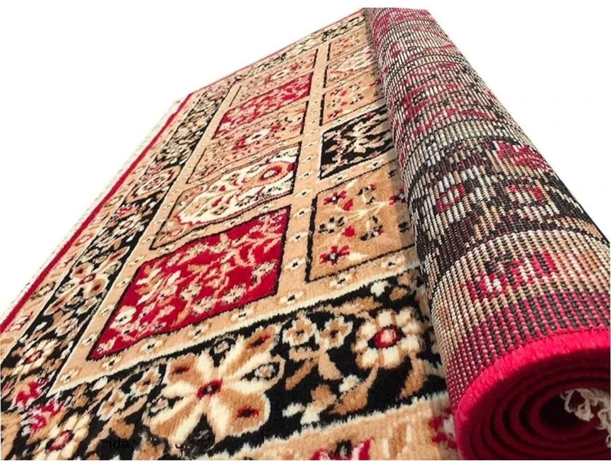     			Sana Carpet Brown Silk Carpet Floral 5x7 Ft