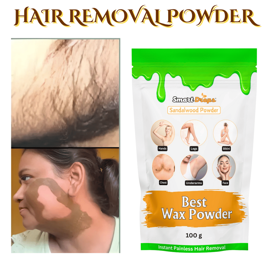 Smartdrops Organic Hair Removal Waxing for Men & Women 100 ( Pack of 1 )