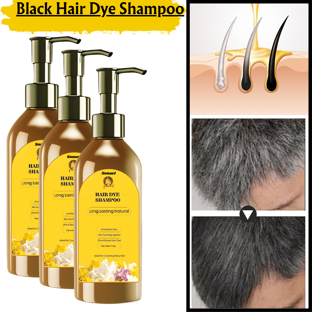 Sonavi Organic Permanent Hair Color 300 mL Black
