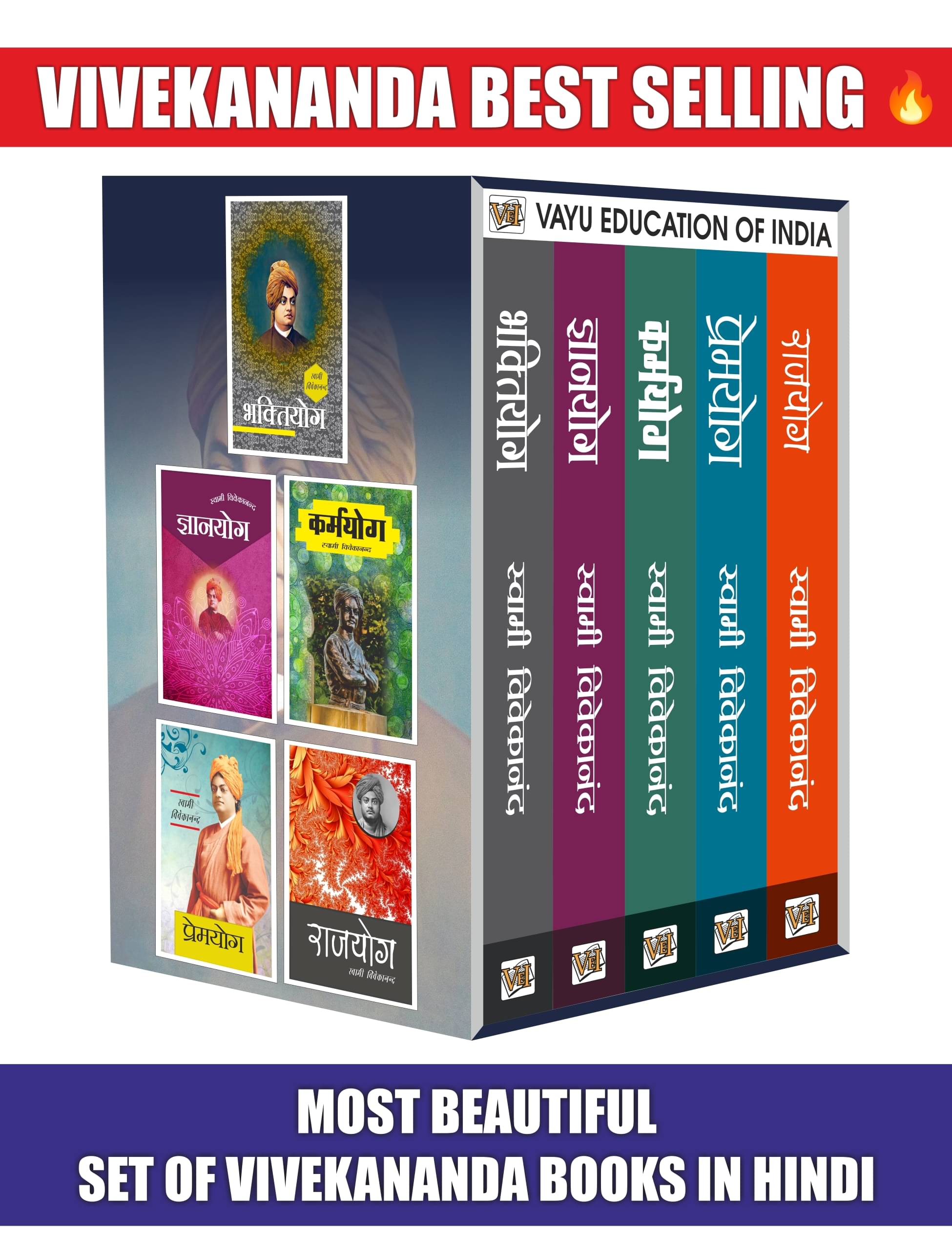 Swami Vivekananda Hindi Novels (Set of 5 Books) By Swami Vivekananda     			Swami Vivekananda Hindi Novels (Set of 5 Books) By Swami Vivekananda