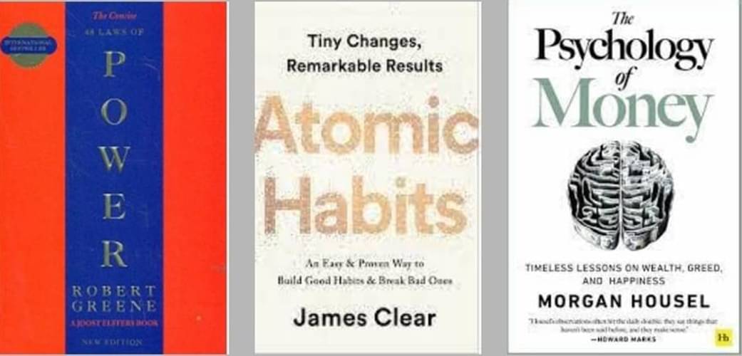 The Concise 48 Laws Of Power + Atomic Habits + The Psychology of Money The Concise 48 Laws Of Power + Atomic Habits + The Psychology of Money