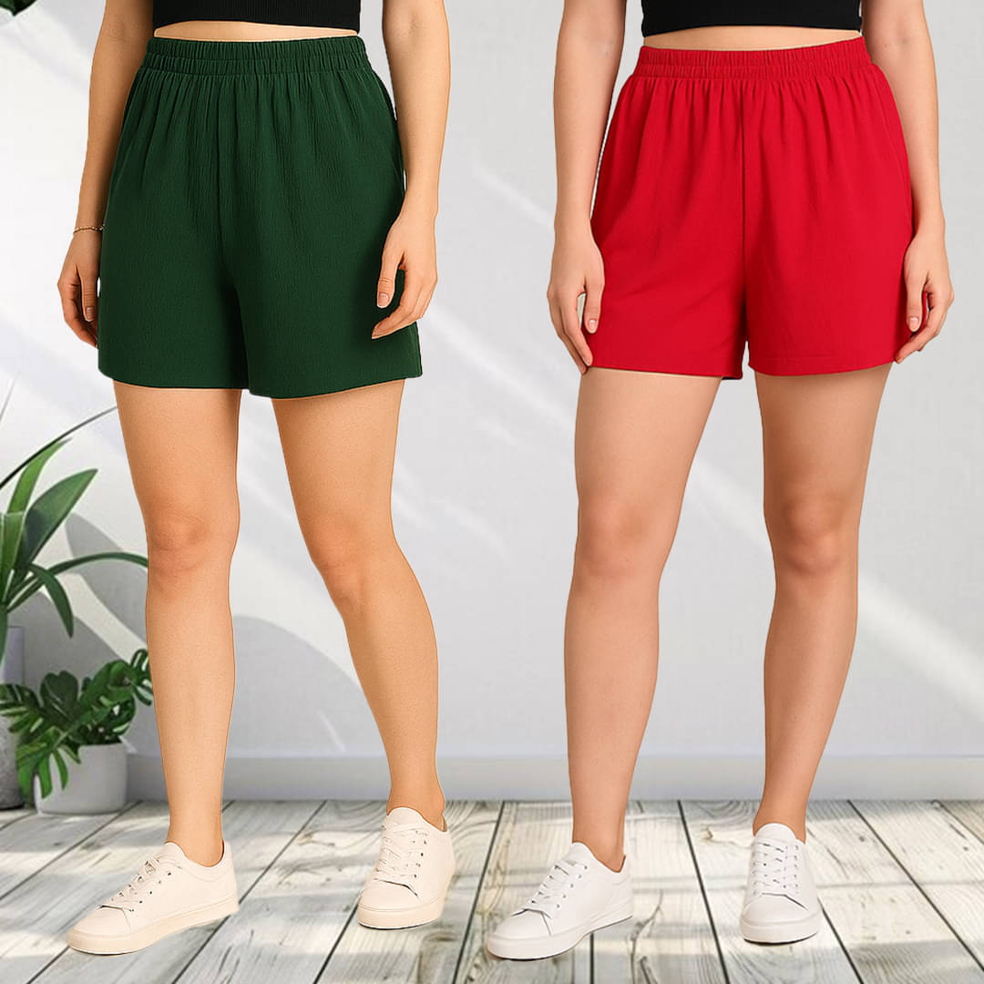     			Unicus Apparel Polyester Hot Pants - Multicolor 5 Pack of 2