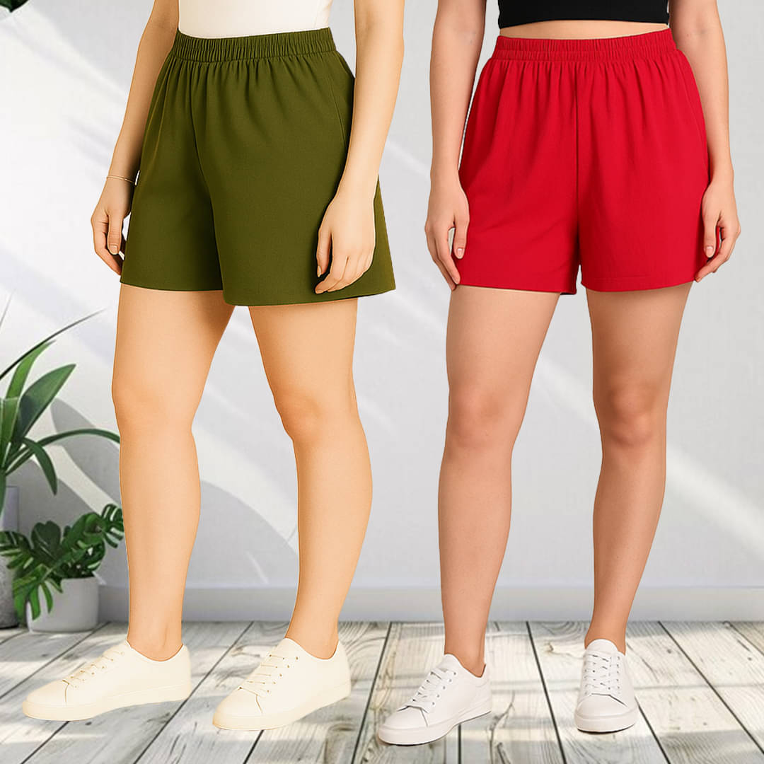     			Unicus Apparel Polyester Hot Pants - Multicolor 6 Pack of 2