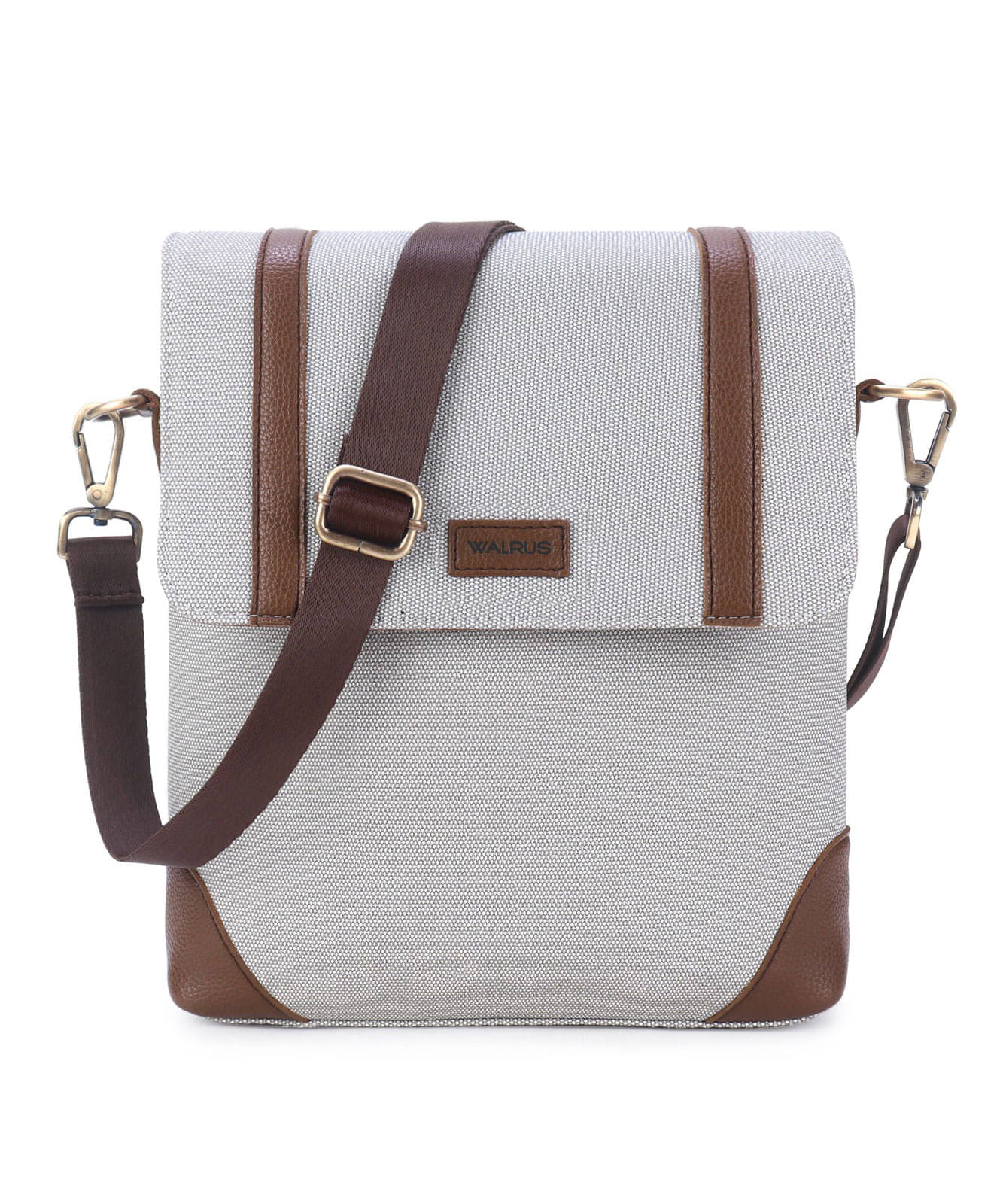 Walrus 5 Ltrs Grey Sling Bag for Unisex     			Walrus 5 Ltrs Grey Sling Bag for Unisex