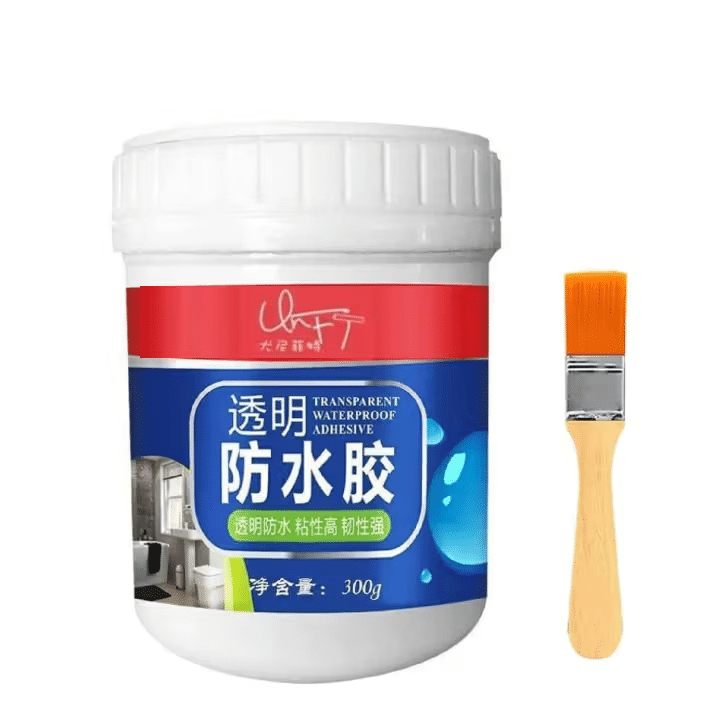     			Waterproof Crack Seal Glue 300 gm with Brush for Roof Leakage Solution  (Set of 1,