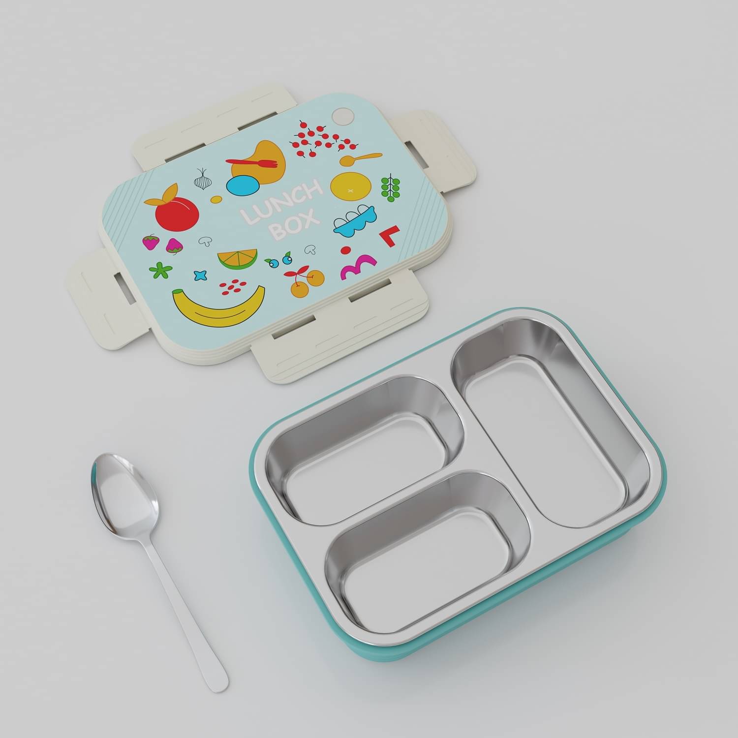     			Weizny Stainless Steel Lunch Box 1 - Container ( Pack of 1 )