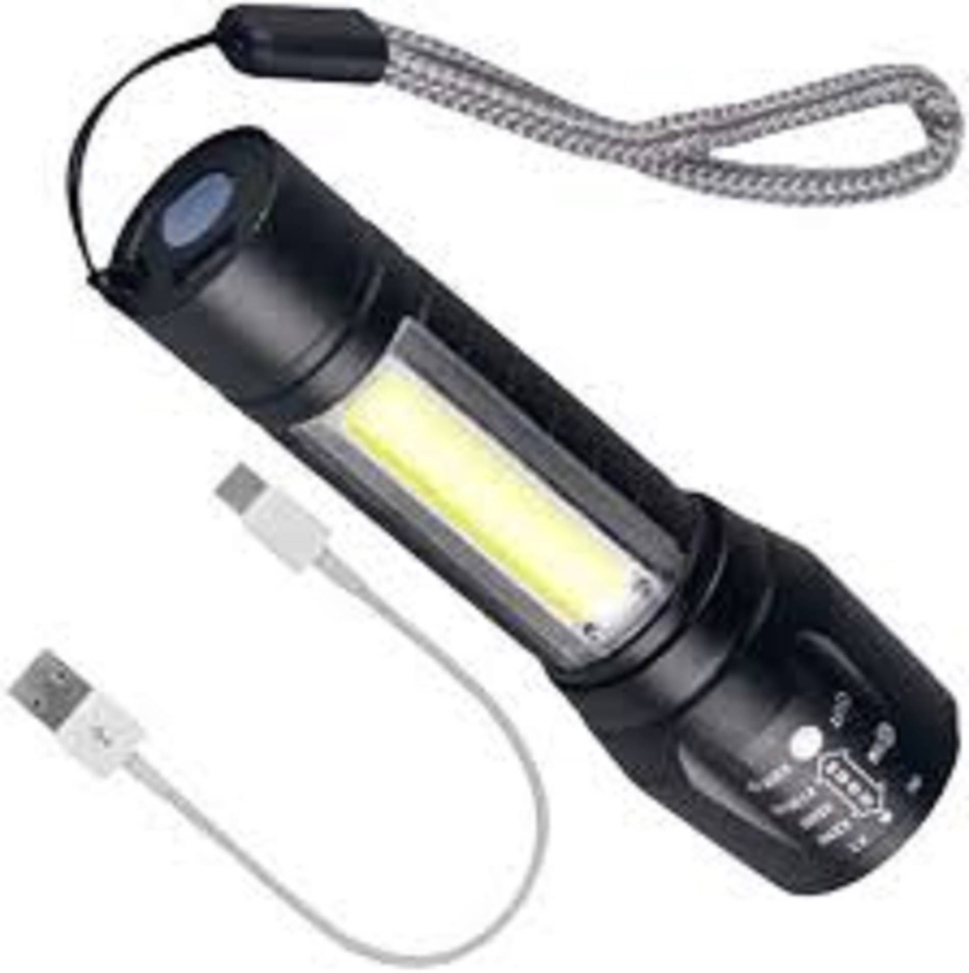     			YG - 5W Rechargeable Flashlight Torch ( Pack of 1 )