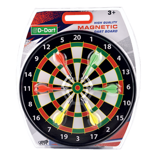YUIOP - Magnetic Dart Board Game - 17 Inch Magnetic Board with 6 Safe Darts - Excellent Indoor Game for Kids & Adults YUIOP - Magnetic Dart Board Game - 17 Inch Magnetic Board with 6 Safe Darts - Excellent Indoor Game for Kids & Adults