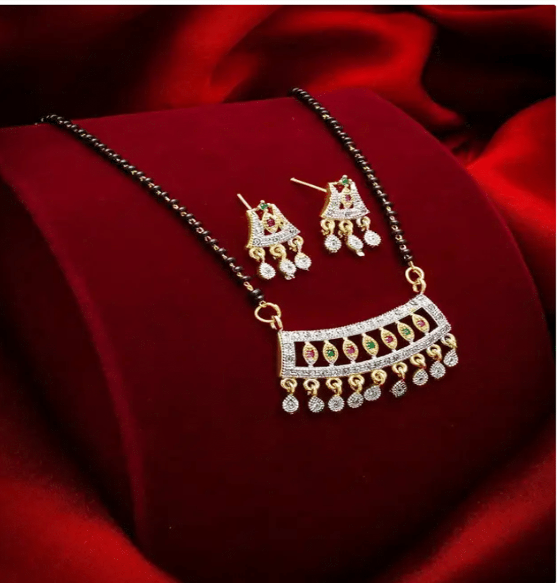     			gilher Multi Color Mangalsutra Set ( Pack of 1 )