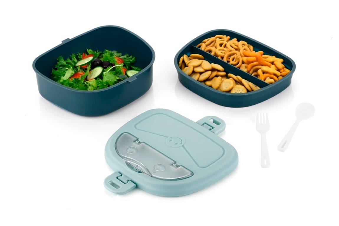     			iview kitchenware - Sea Green Plastic Lunch Box ( Pack of 1 )