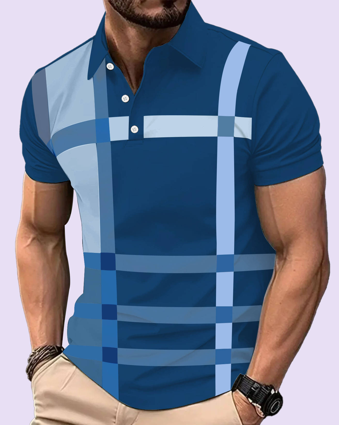 AOOSH Men Cotton Blend Regular Fit Printed Polo T Shirt ( Teal Blue ) AOOSH Men Cotton Blend Regular Fit Printed Polo T Shirt ( Teal Blue )