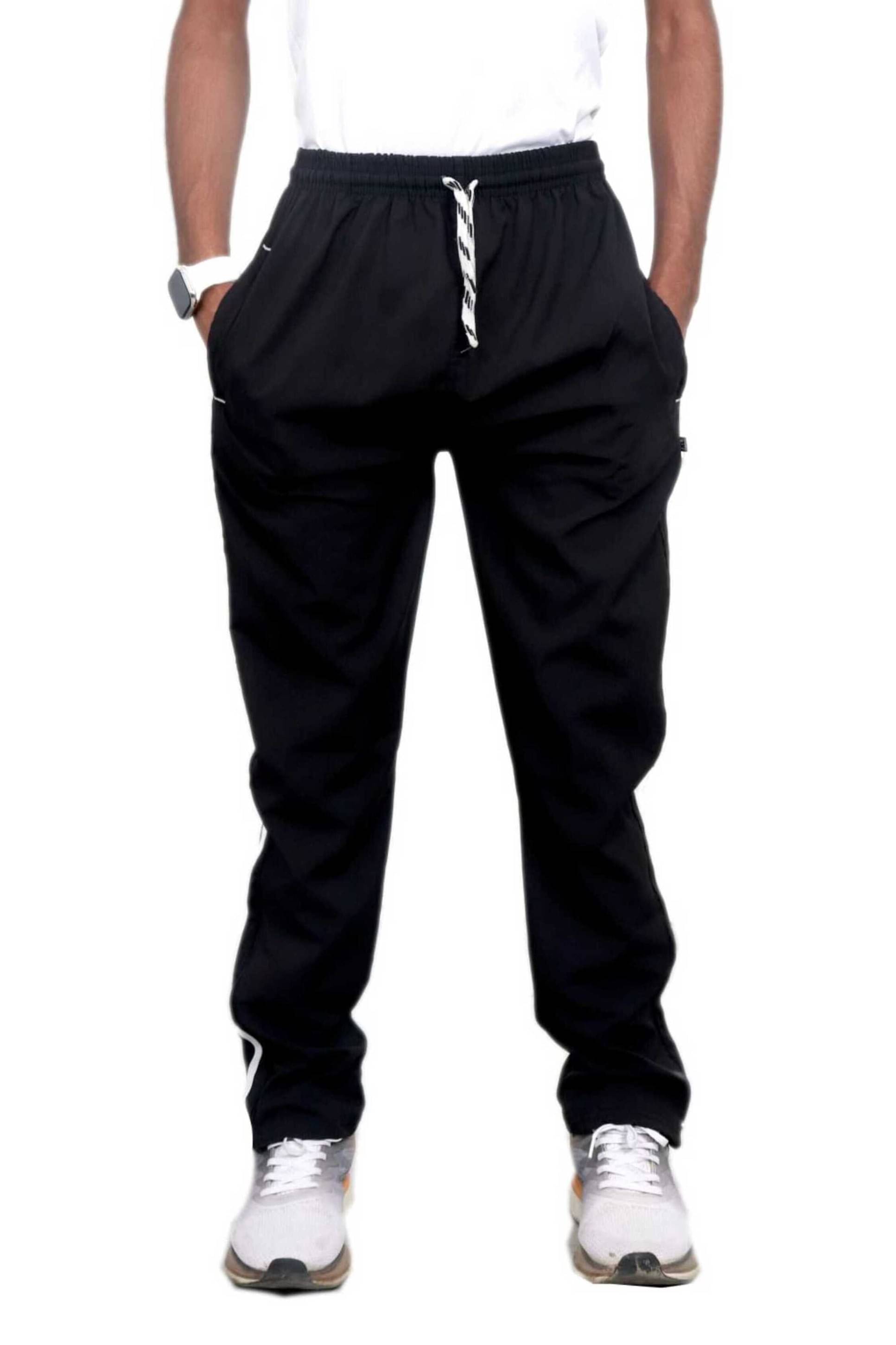 DIAMOND EXPORTER Black Polyester Men's Trackpants ( Pack of 1 )     			DIAMOND EXPORTER Black Polyester Men's Trackpants ( Pack of 1 )