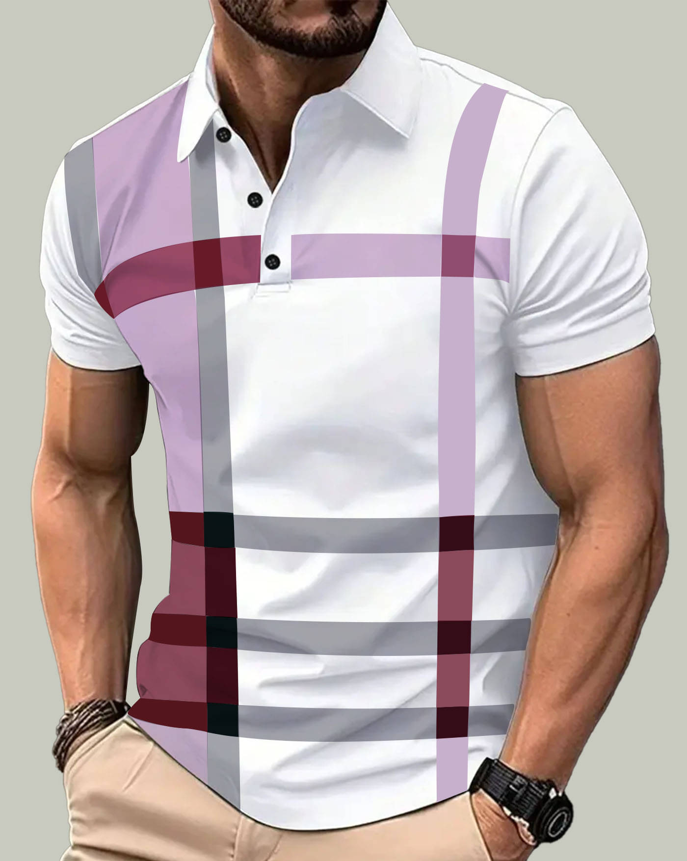 ENITOR Men Cotton Blend Regular Fit Printed Polo T Shirt ( Multicolor6 ) ENITOR Men Cotton Blend Regular Fit Printed Polo T Shirt ( Multicolor6 )