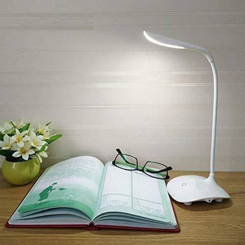 FIVANIO White Study Table Lamp ( Pack of 1 ) FIVANIO White Study Table Lamp ( Pack of 1 )