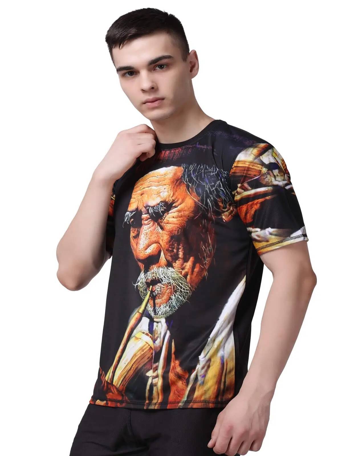     			FLIRTY SOUL Men Polyester Regular Fit Printed T-Shirt ( Multicolor )