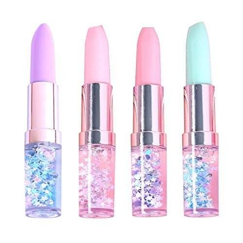     			Freedy Toy Glitter Lipstick Pen Gel Pen Makeup Artist Pen for Kids Beauty Plastic Cute Gel Pen Best Birthday Gift Return Gift for Kids (4 Pcs) Gel Pen  (Pack of 4, Ink Color - Blue)