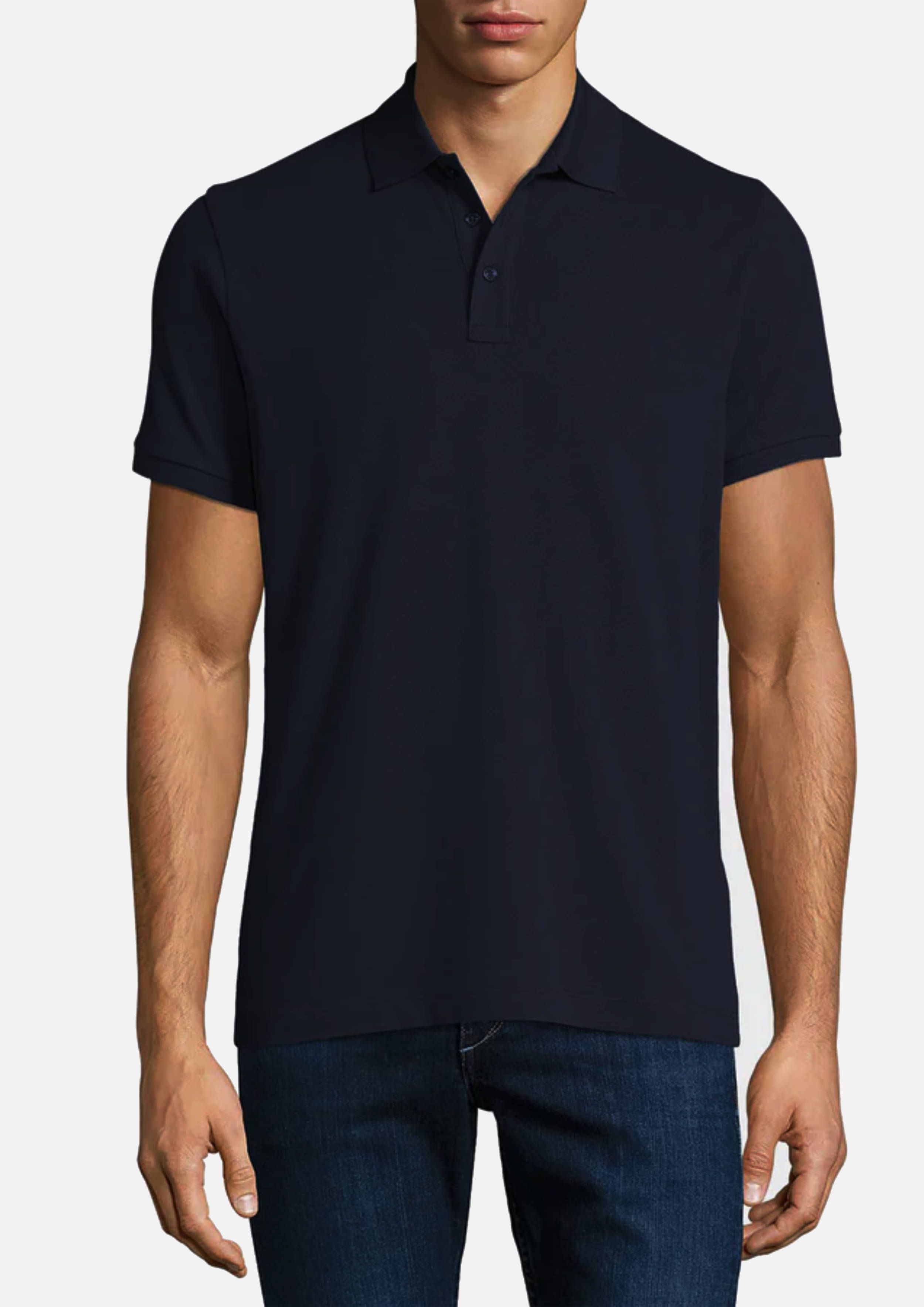 Inner Element Men Cotton Blend Slim Fit Solid Polo T Shirt ( Navy Blue ) Inner Element Men Cotton Blend Slim Fit Solid Polo T Shirt ( Navy Blue )