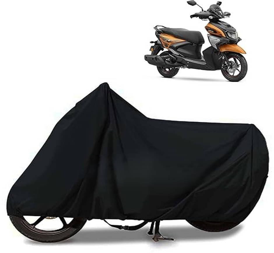 Kapoor trading Bike Body Cover for All Brands ( Pack of 1 ) , Black Kapoor trading Bike Body Cover for All Brands ( Pack of 1 ) , Black