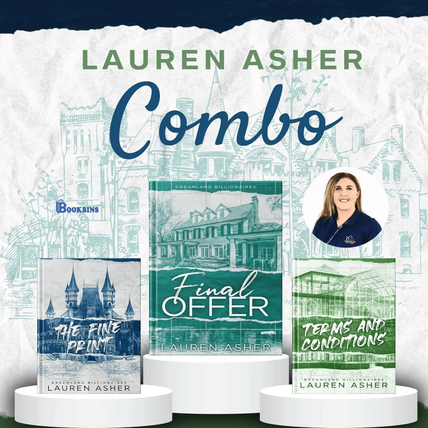     			Lauren Asher 3 Books Set: Fine Print By Lauren Asher