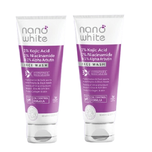     			Nano White - Softening and Smoothening Face Wash For All Skin Type ( Pack of 2 )