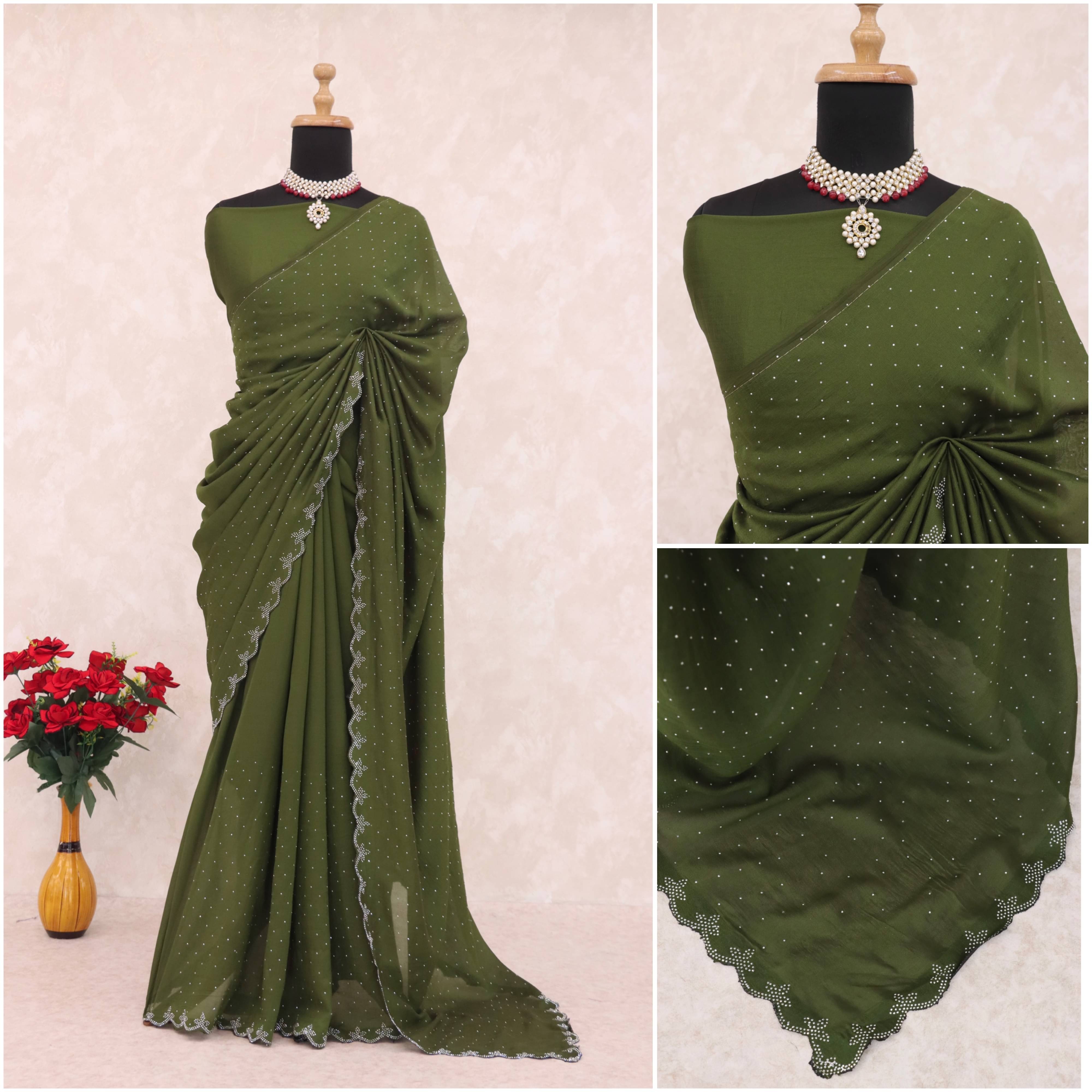 SHIRODHARI Silk Blend Solid Ilkal Saree With Unstitched Blouse Piece ( Dark Grey ) SHIRODHARI Silk Blend Solid Ilkal Saree With Unstitched Blouse Piece ( Dark Grey )