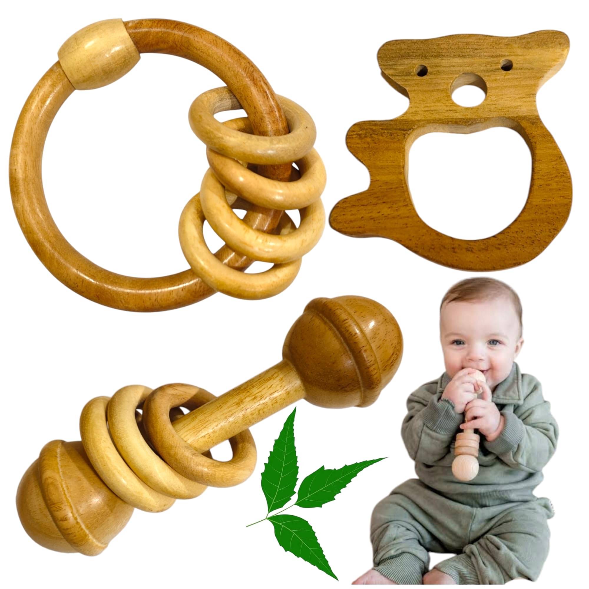     			aditya creation Wooden Teether ( 1 pcs )