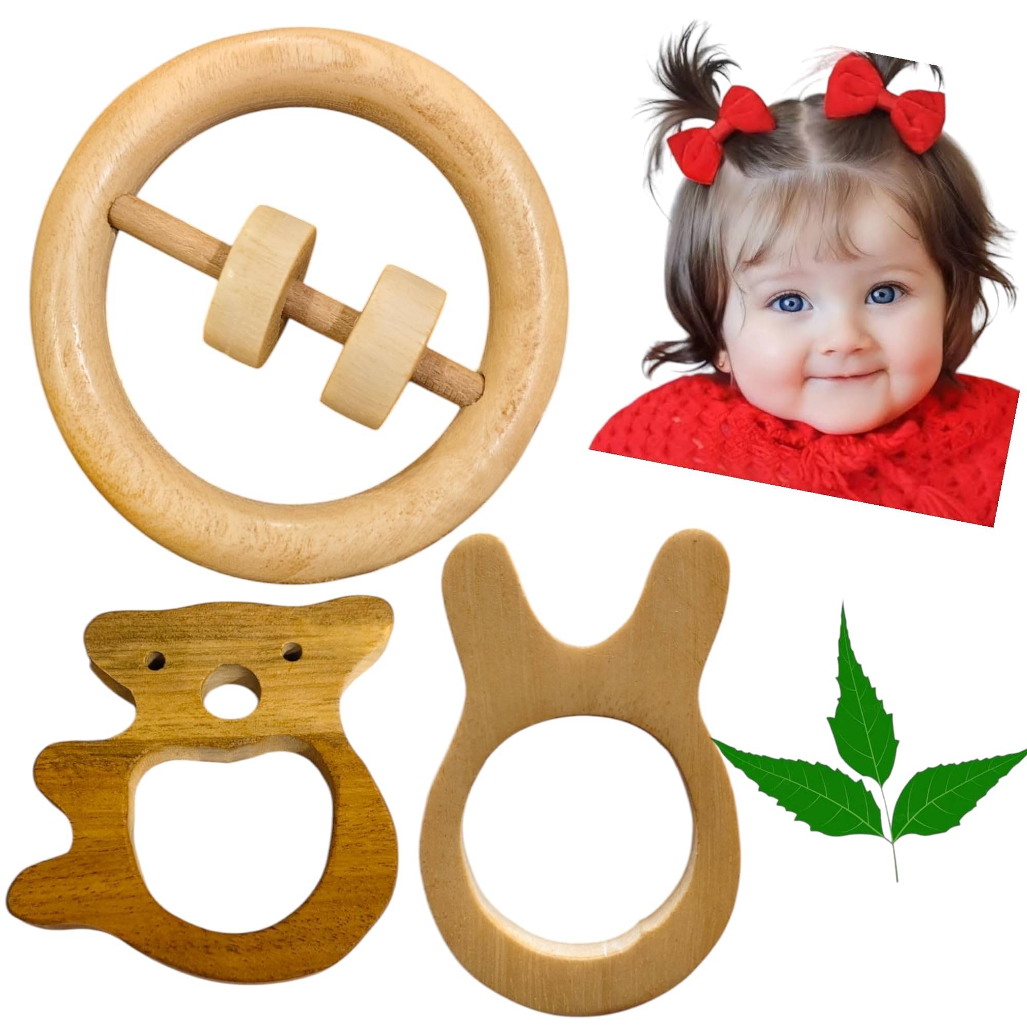     			aditya creation Wooden Teether ( 1 pcs )