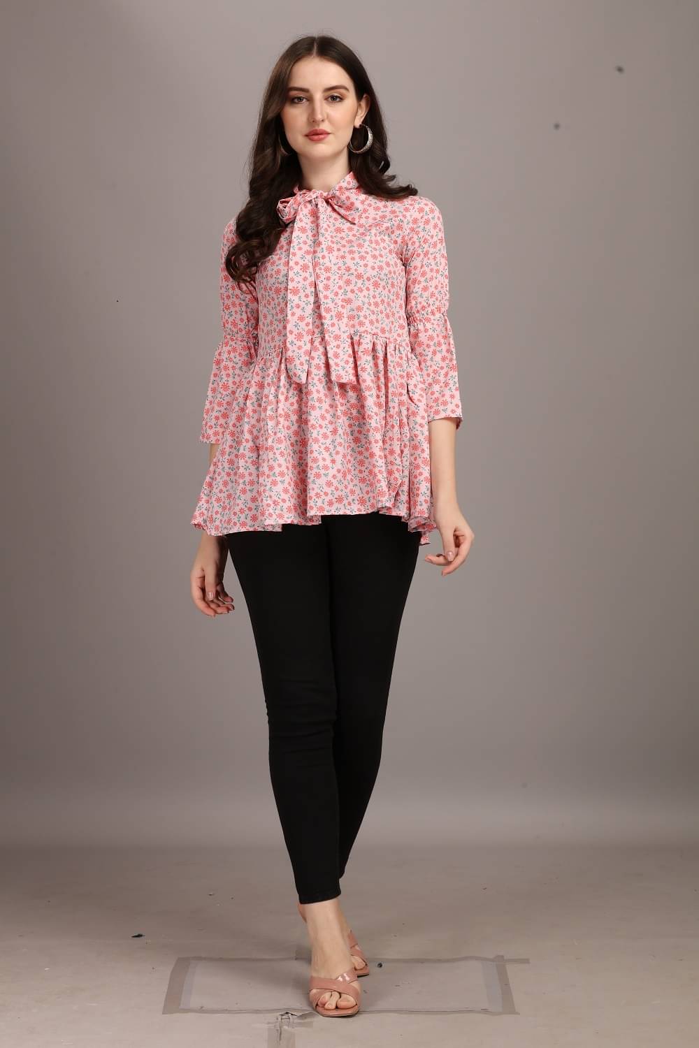 gufrina Women's Cotton Blend Tunic ( Pink ) gufrina Women's Cotton Blend Tunic ( Pink )
