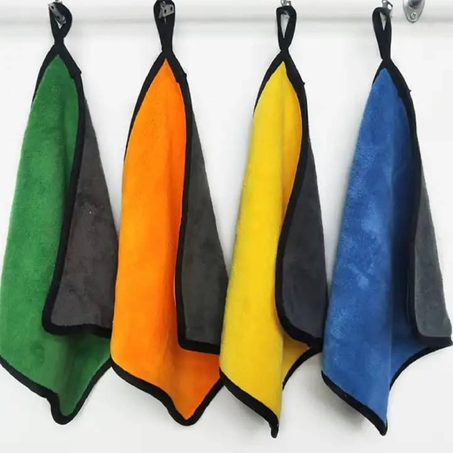 BECKONMART Multicolor 250 GSM Microfiber Cloth For Automobile ( Pack of 1 ) BECKONMART Multicolor 250 GSM Microfiber Cloth For Automobile ( Pack of 1 )
