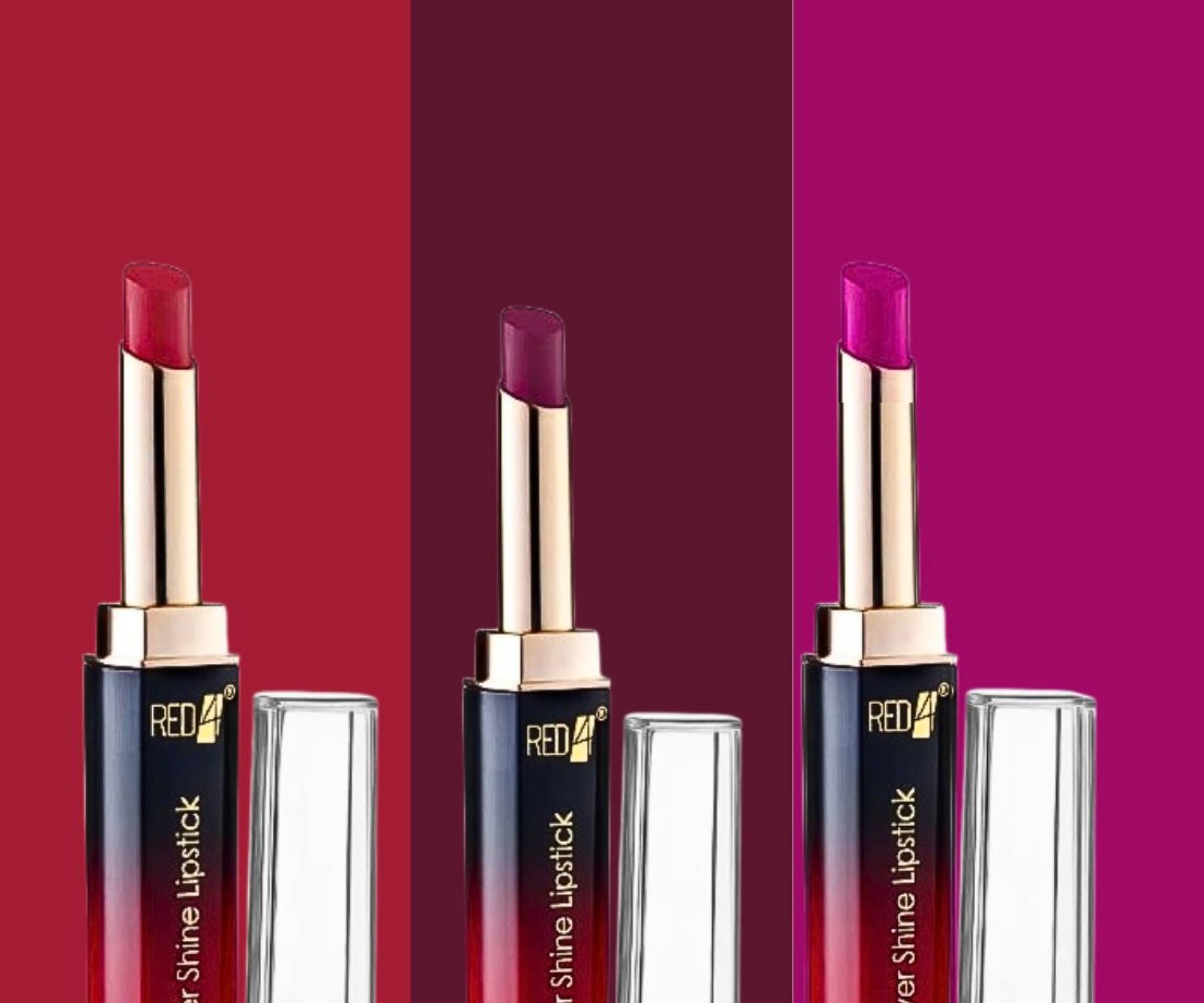 RED4 Multi Colour Waterproof Long Lasting Liquid Lipstick (Pack of 1) RED4 Multi Colour Waterproof Long Lasting Liquid Lipstick (Pack of 1)
