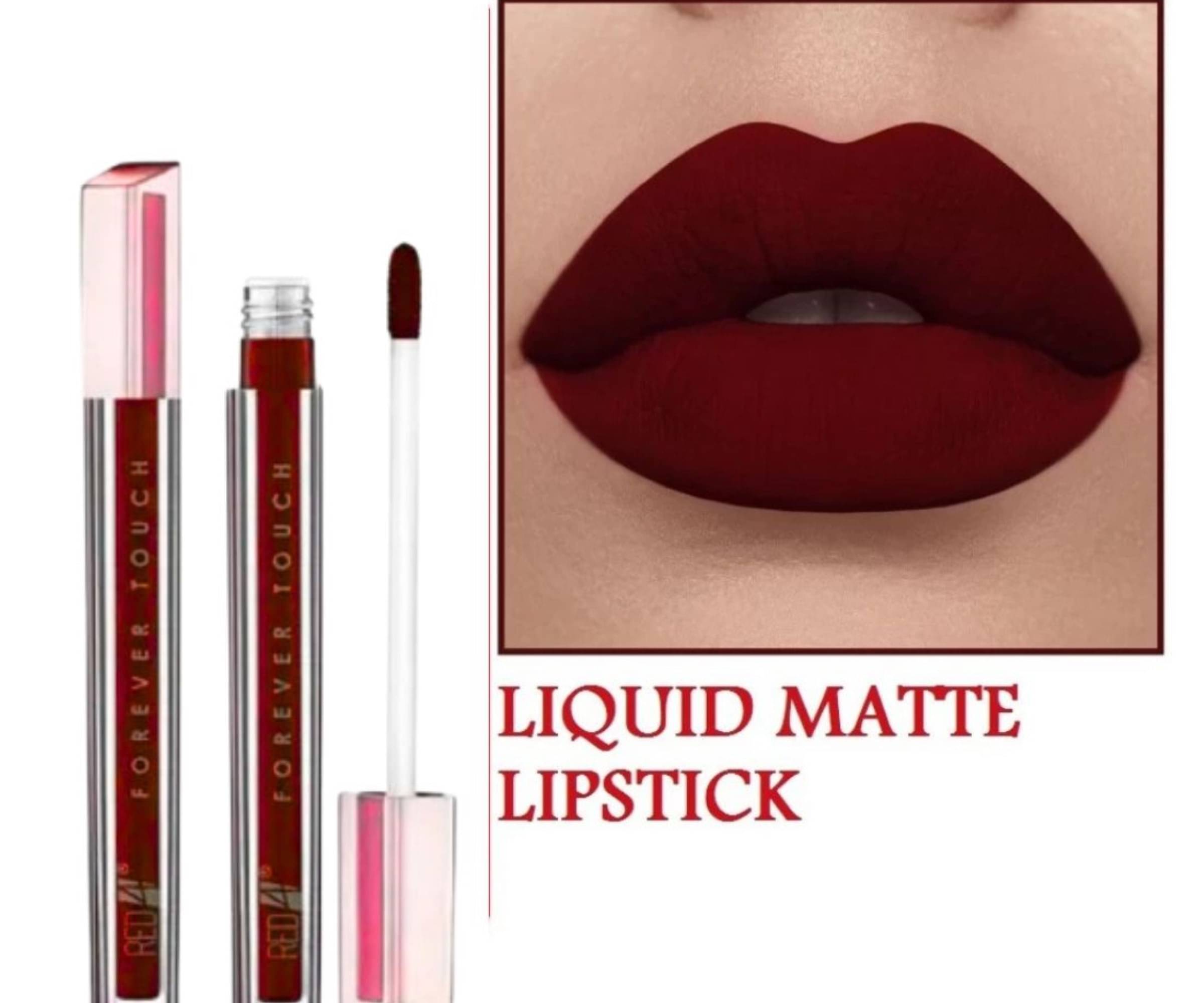 RED4 Maroon Colour Waterproof Long Lasting Liquid Lipstick (Pack of 1) RED4 Maroon Colour Waterproof Long Lasting Liquid Lipstick (Pack of 1)