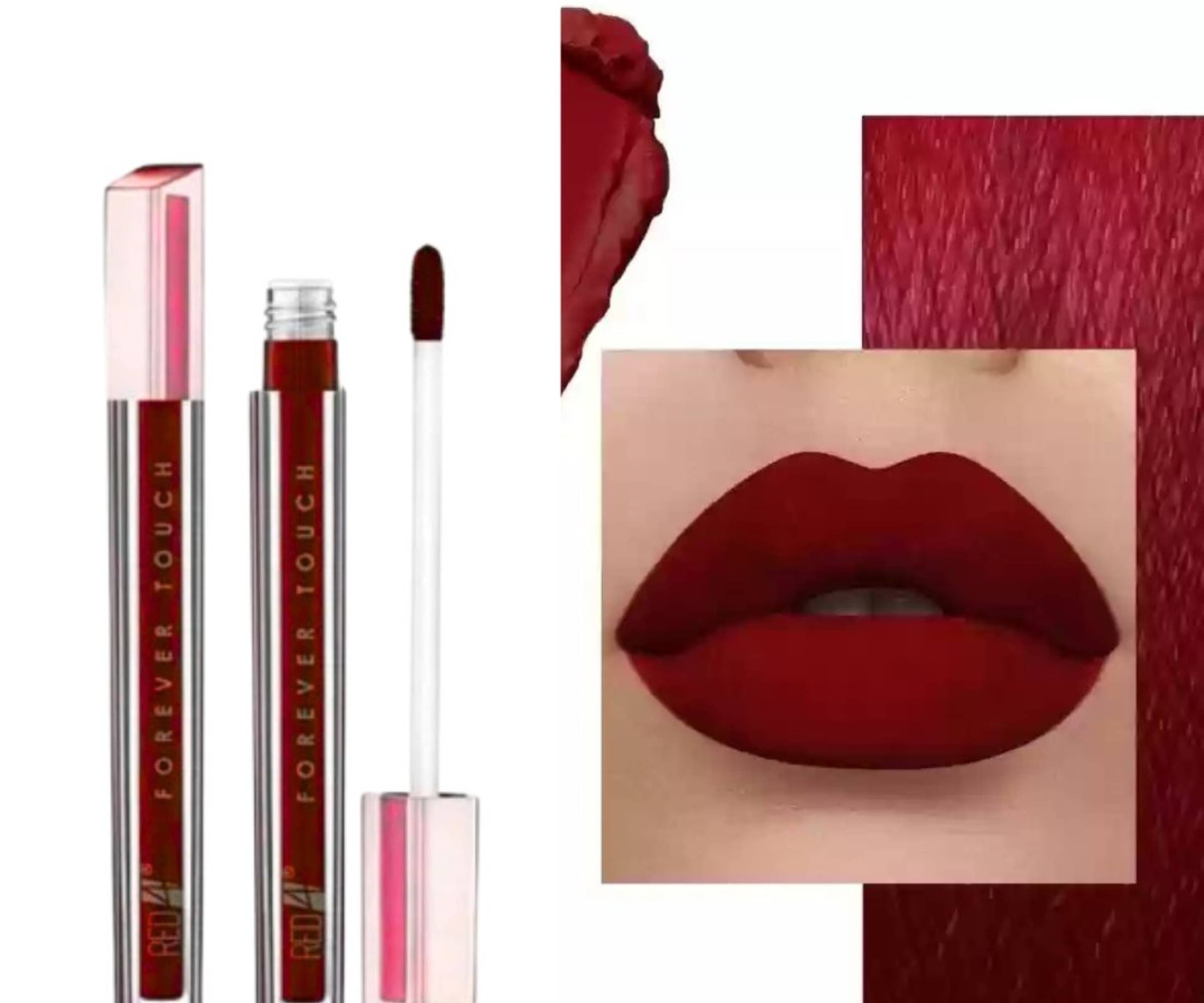 RED4 Maroon Colour Waterproof Long Lasting Liquid Lipstick (Pack of 1) RED4 Maroon Colour Waterproof Long Lasting Liquid Lipstick (Pack of 1)
