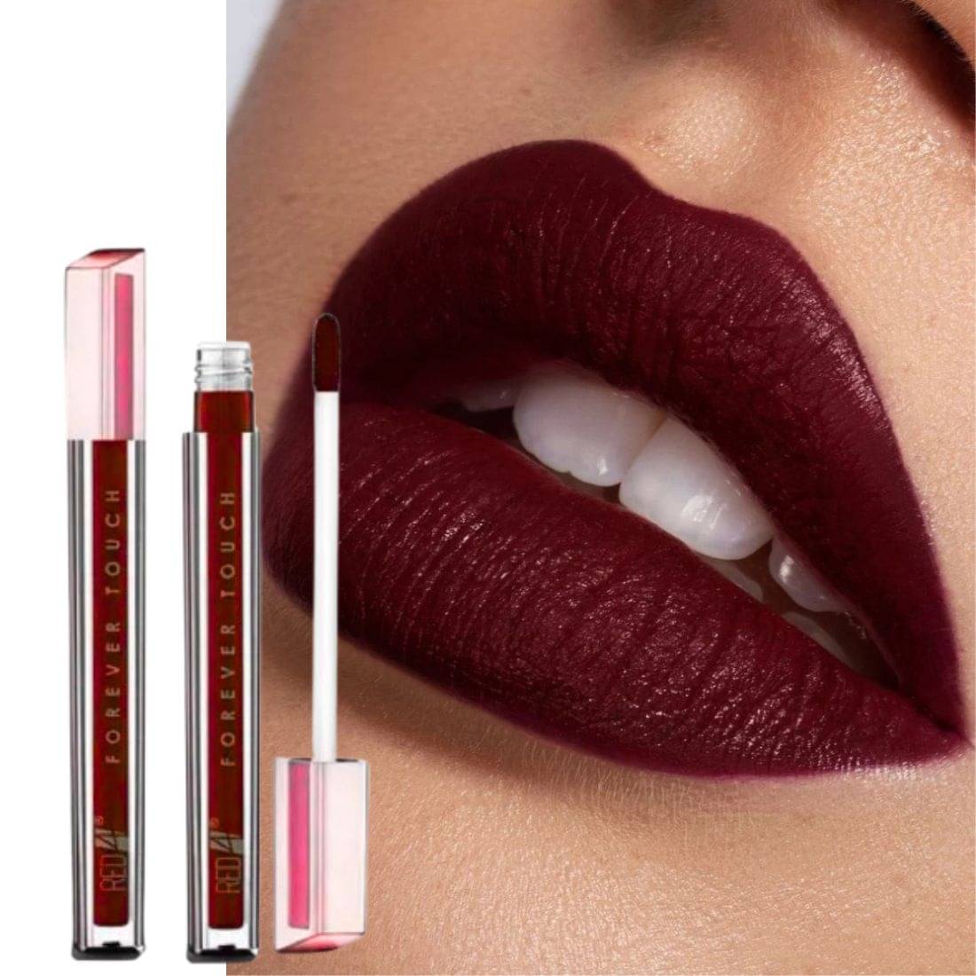     			RED4 Maroon Colour Waterproof Long Lasting Matte Liquid Lipstick (Pack of 1)
